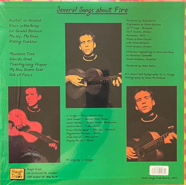 Andrew Savage - Several Songs About Fire | Rough Trade (RT0428LPXE) Andrew Savage - Several Songs About Fire | Rough Trade (RT0428LPXE)