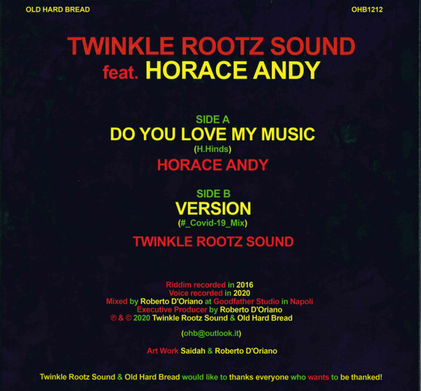 Twinkle Rootz Sound Feat. Horace Andy - Do You Love My Music | Old Hard Bread (OHB1212) - 2