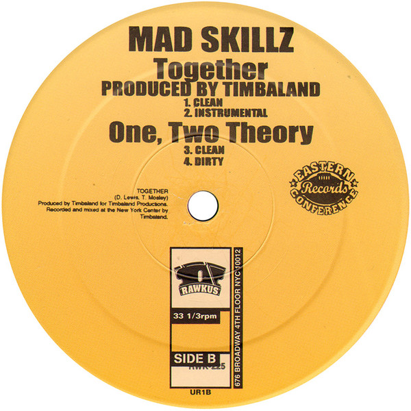Mad Skillz - Ghost Writer / Together / 1, 2 Theory | Rawkus (RWK 225) - 4 Mad Skillz - Ghost Writer / Together / 1, 2 Theory | Rawkus (RWK 225) - 4