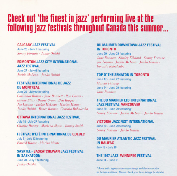 Various - Blue Note Festival '97 [CD] | Blue Note (E2-72438-57605-2-5) - 3