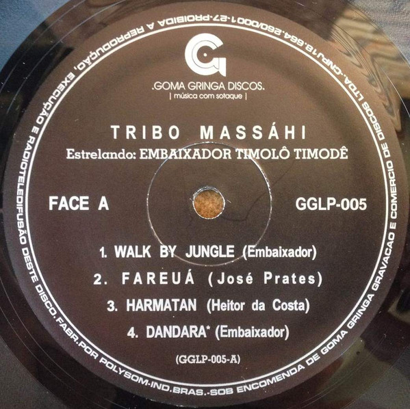 Tribo Massáhi - Estrelando Embaixador | Goma Gringa Discos (GGLP-005) - 3