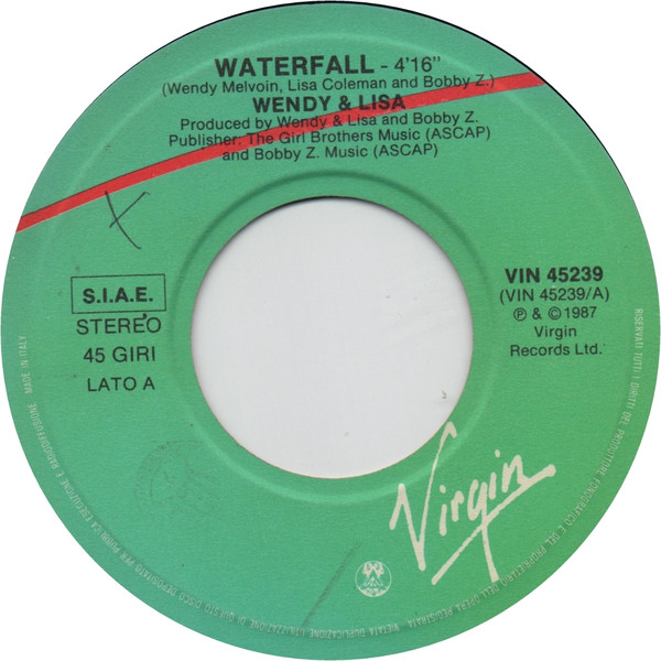 Wendy & Lisa - Waterfall | Virgin (VIN 45239) - 3