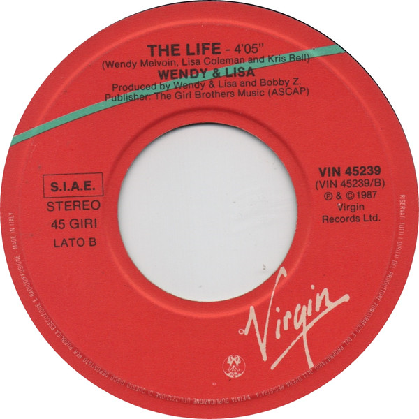 Wendy & Lisa - Waterfall | Virgin (VIN 45239) - 4