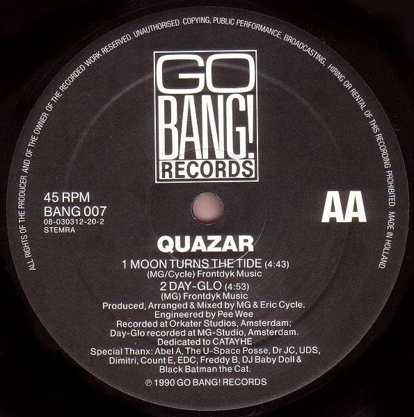 Quazar - The Seven Stars | Go Bang! Records (BANG 007) - 3 Quazar - The Seven Stars | Go Bang! Records (BANG 007) - 3