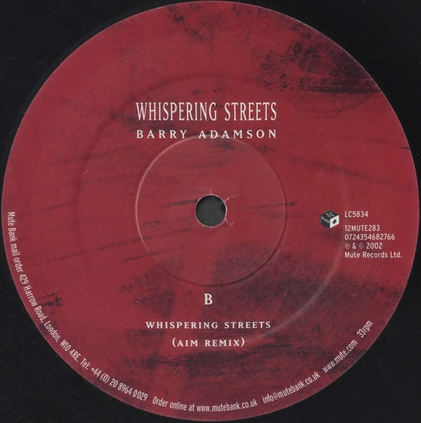Barry Adamson - Whispering Streets | Mute (12MUTE283) - 4