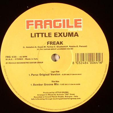 Little Exuma - Freak | Fragile Records (FRG 038) - main