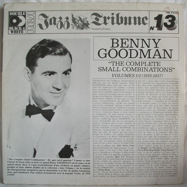Benny Goodman - "The Complete Small Combinations" Vol.1 & 2 (1935-1937) | RCA (PM 43176) - main Benny Goodman - "The Complete Small Combinations" Vol.1 & 2 (1935-1937) | RCA (PM 43176) - main