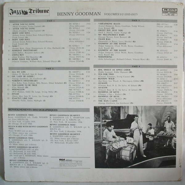 Benny Goodman - "The Complete Small Combinations" Vol.1 & 2 (1935-1937) | RCA (PM 43176) - 4 Benny Goodman - "The Complete Small Combinations" Vol.1 & 2 (1935-1937) | RCA (PM 43176) - 4
