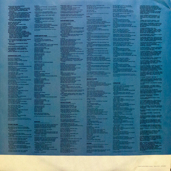 Donna Summer - Cats Without Claws | Geffen Records (GHS 24040) - 4