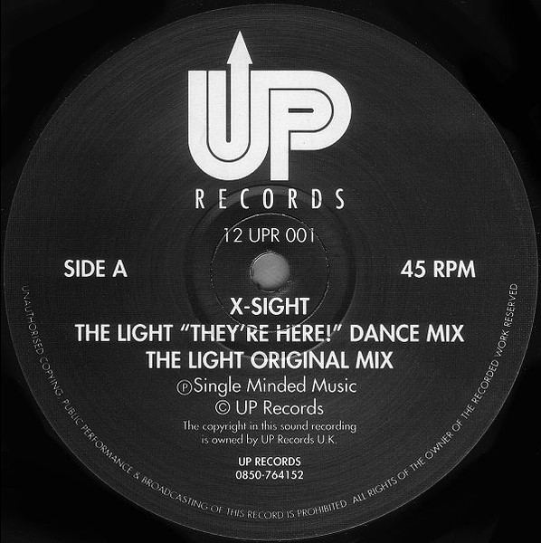 X-Sight - The Light | Up Records (12 UPR 001) - main X-Sight - The Light | Up Records (12 UPR 001) - main
