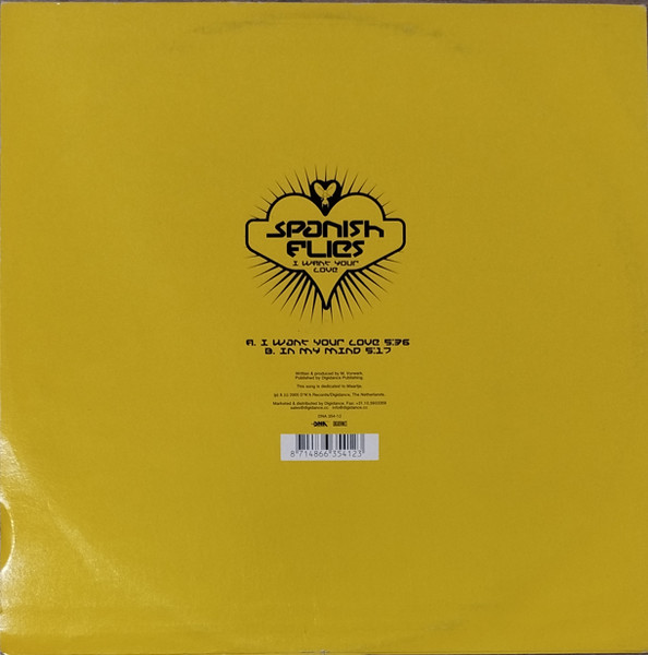 Spanish Flies - I Want Your Love | D'N'A (DNA 354-12) - 2 Spanish Flies - I Want Your Love | D'N'A (DNA 354-12) - 2