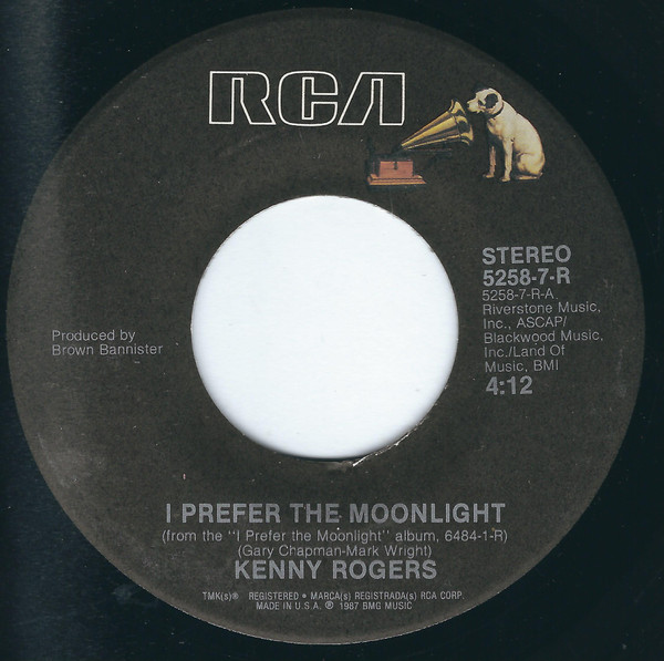 Kenny Rogers - I Prefer The Moonlight | RCA (5258-7-R)