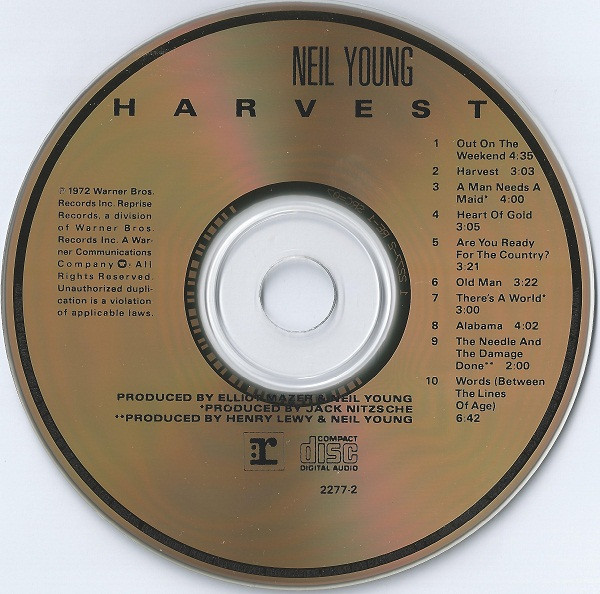 Neil Young - "Gold" Anniversary  Edition CD | Warner Music Australasia (NEIL 1) - 2