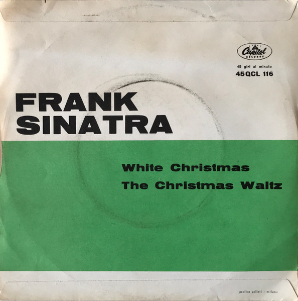 Frank Sinatra - White Christmas / The Christmas Waltz | Capitol Records (45QCL 116) - 2 Frank Sinatra - White Christmas / The Christmas Waltz | Capitol Records (45QCL 116) - 2