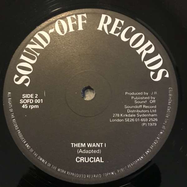 Tabby Diamond & Prince Lamont / Crucial - Takes A Miracle / Them Want I | Sound Off Records (SOFD 001) - 2 Tabby Diamond & Prince Lamont / Crucial - Takes A Miracle / Them Want I | Sound Off Records (SOFD 001) - 2