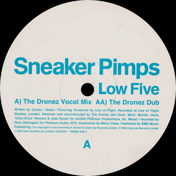 Sneaker Pimps - Low Five | Clean Up Records (CUP052P1)