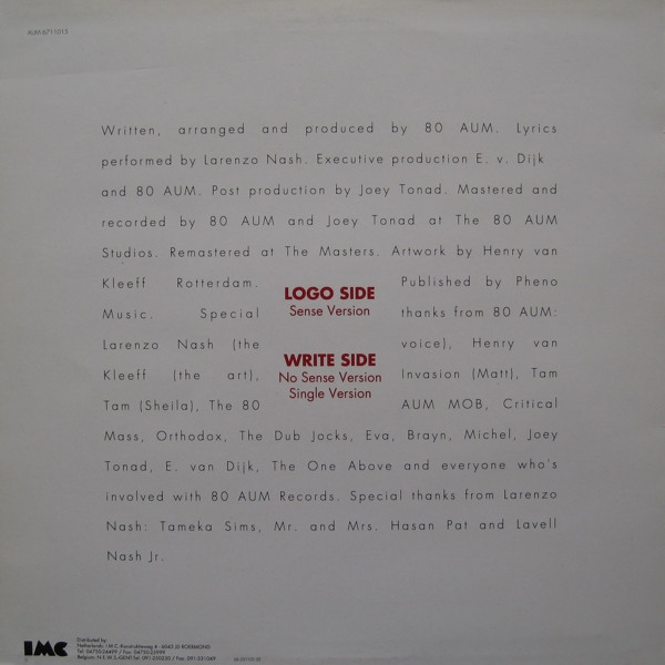 80 Aum - Stronger Than Steel | 80 Aum Records (AUM 6711015) - 2