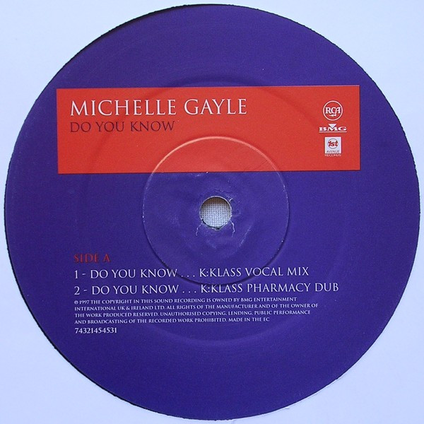 Michelle Gayle - Do You Know | RCA (74321454531) - 3