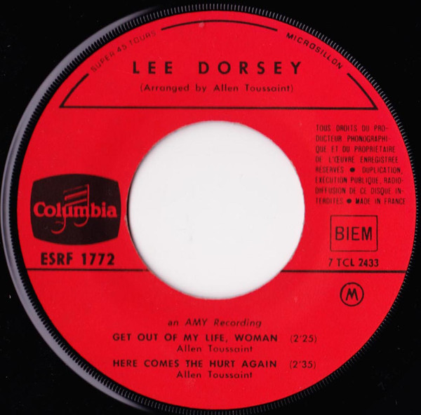 Lee Dorsey - Get Out Of My Life Woman | Columbia (ESRF 1772) - 4 Lee Dorsey - Get Out Of My Life Woman | Columbia (ESRF 1772) - 4