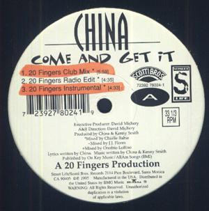 China - Come And Get It | Scotti Bros. Records (72392 78024-1)