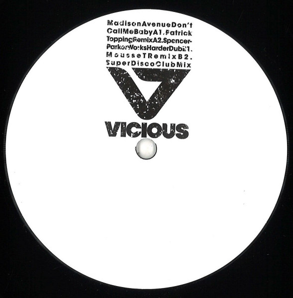 Madison Avenue - Don't Call Me Baby | Vicious Grooves (VG12460)