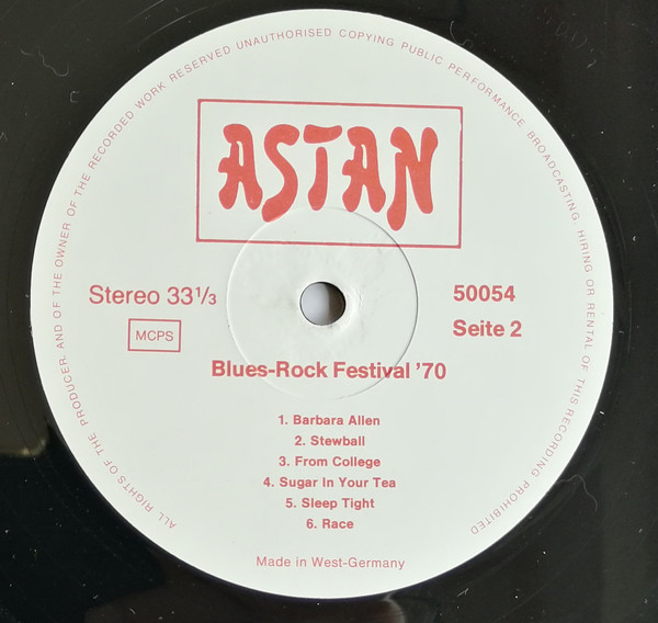 Blue Grass Champions / Rock Revival Ltd. / The Moody Five - Blues Rock Festival '70 | Astan (LP 50054) - 4