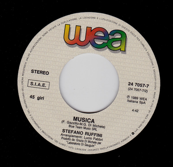 Stefano Ruffini - Si Chiama Helène | WEA (247057-7) - 4