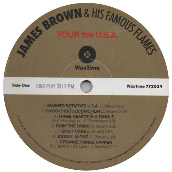 James Brown & The Famous Flames - Tour The U.S.A. | WaxTime (772034) - 3 James Brown & The Famous Flames - Tour The U.S.A. | WaxTime (772034) - 3