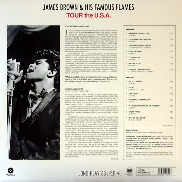 James Brown & The Famous Flames - Tour The U.S.A. | WaxTime (772034) - 2 James Brown & The Famous Flames - Tour The U.S.A. | WaxTime (772034) - 2