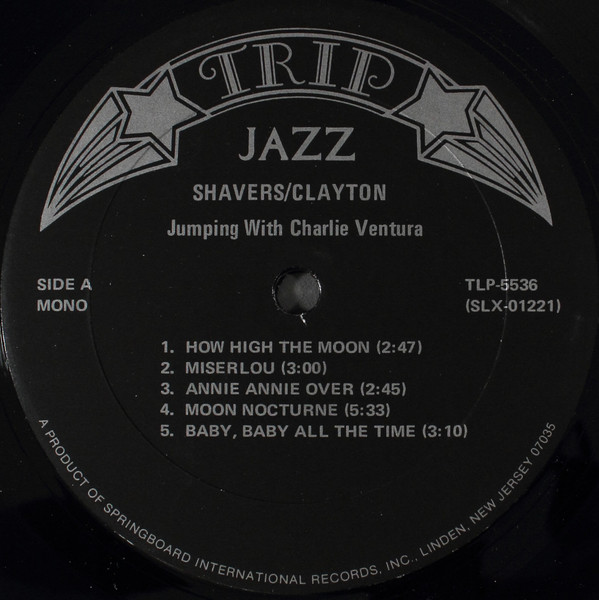 Charlie Ventura - Jumping With Ventura | Trip (TLP-5536) - 3 Charlie Ventura - Jumping With Ventura | Trip (TLP-5536) - 3