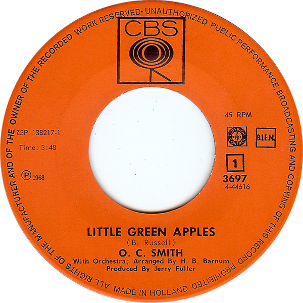 OC Smith - Little Green Apples | CBS (3697) - 3