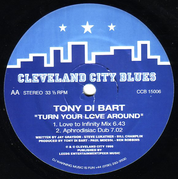 Tony Di Bart - Turn Your Love Around | Cleveland City Blues (CCB 15006) - 4 Tony Di Bart - Turn Your Love Around | Cleveland City Blues (CCB 15006) - 4