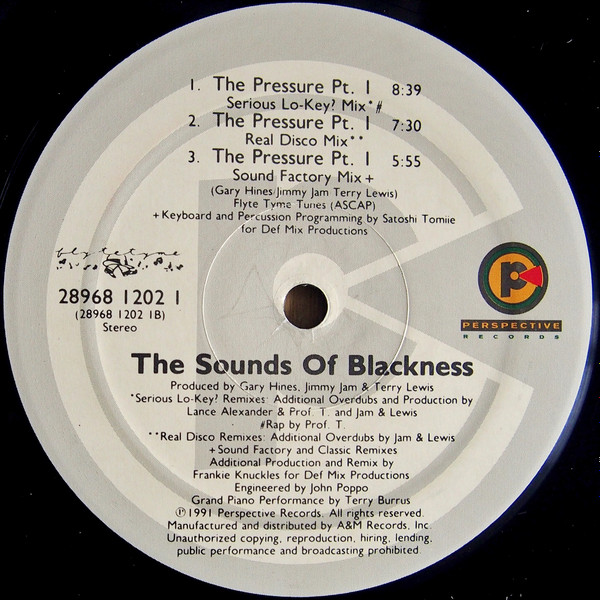 Sounds Of Blackness - The Pressure (Pt. 1) | Perspective Records (28968 1202 1) - 4
