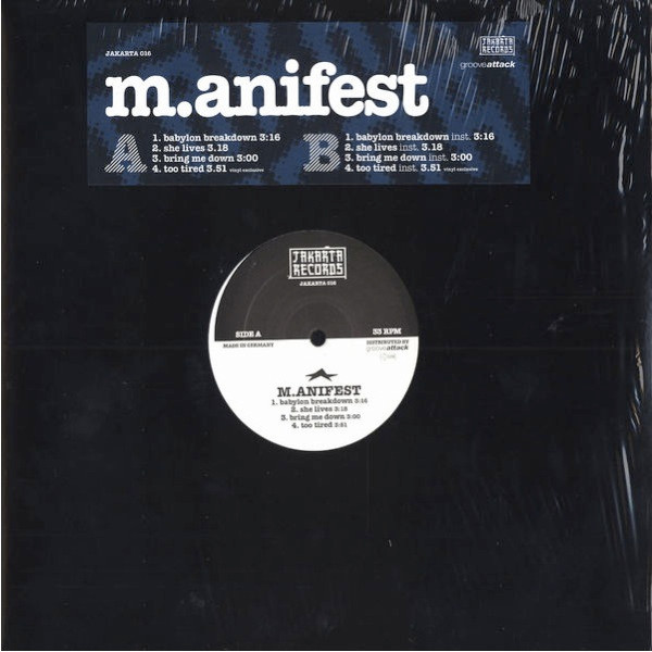 M.anifest - Babylon Breakdown | Jakarta Records (JAKARTA 016)