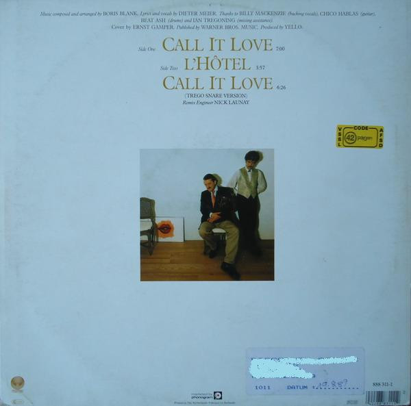 Yello - Call It Love | Vertigo (888 311-1) - main