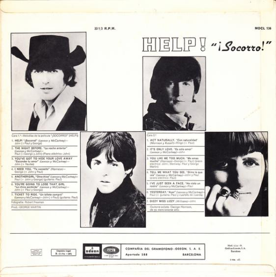 The Beatles - Help! | Odeon (MOCL 136)
