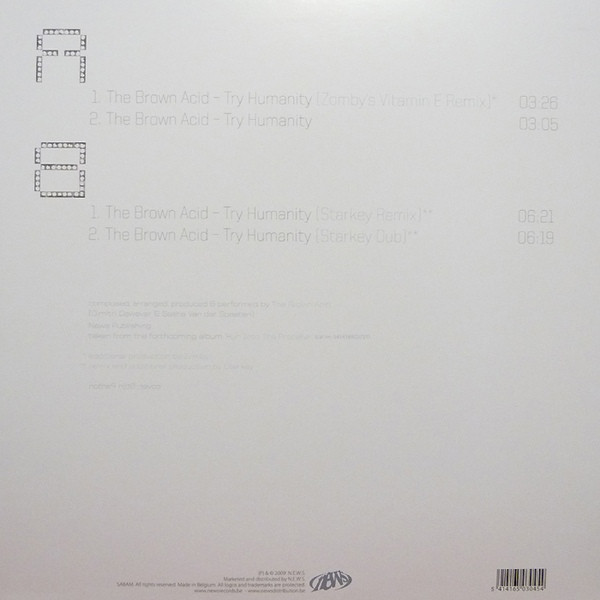 The Brown Acid - Try Humanity | N.E.W.S. (541416503045) - 2