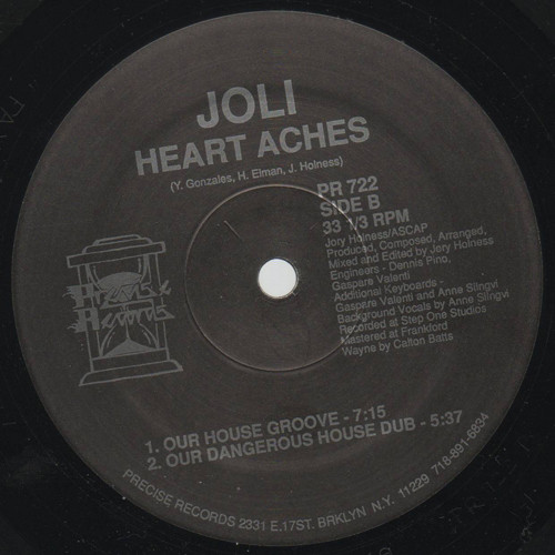 Joli - Heart Aches | Precise Records (PR 722) - main Joli - Heart Aches | Precise Records (PR 722) - main