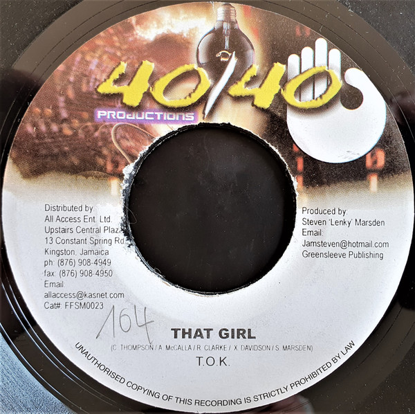 T.O.K. - That Girl | 40/40 Productions (FFSM0023) T.O.K. - That Girl | 40/40 Productions (FFSM0023)