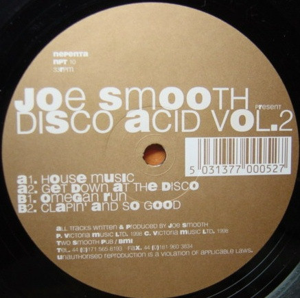 Joe Smooth - Disco Acid Vol. 2 | Nepenta (NPT 10)