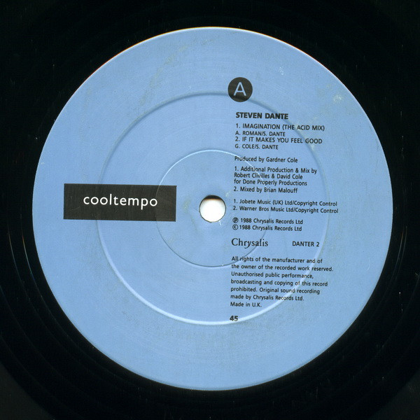 Steven Dante - Imagination | Cooltempo (DANTER 2)