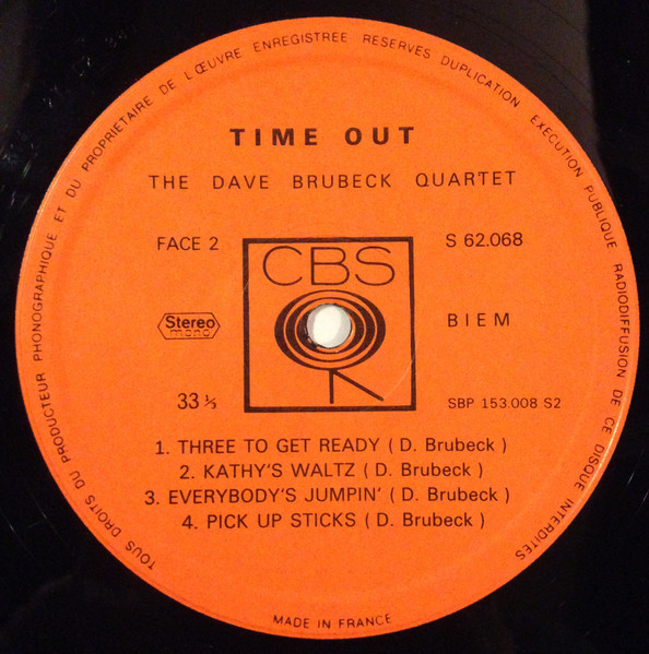 The Dave Brubeck Quartet - Time Out | CBS (S 62068) - 3