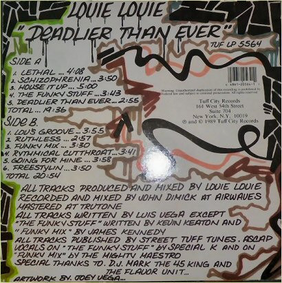 Louie Louie - Deadlier Than Ever | Tuff City (TUF LP 5564) - 2