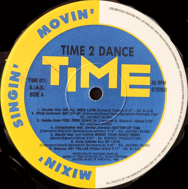 Various - Time 2 Dance | TIME (LP 011)