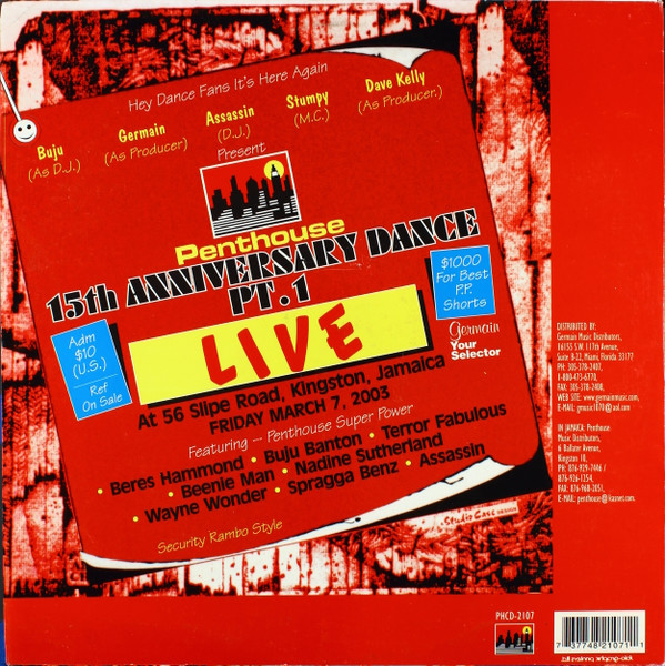 Various - Penthouse 15th Anniversary Dance Pt.1 Live | Penthouse Records (phcd2107) - 2