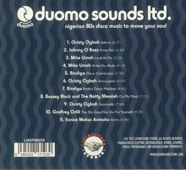 Various Artists - Duomo Sounds Ltd. Nigerian 80s Disco Music To Move Your Soul | Odion Livingstone (LIVST005CD) - 2