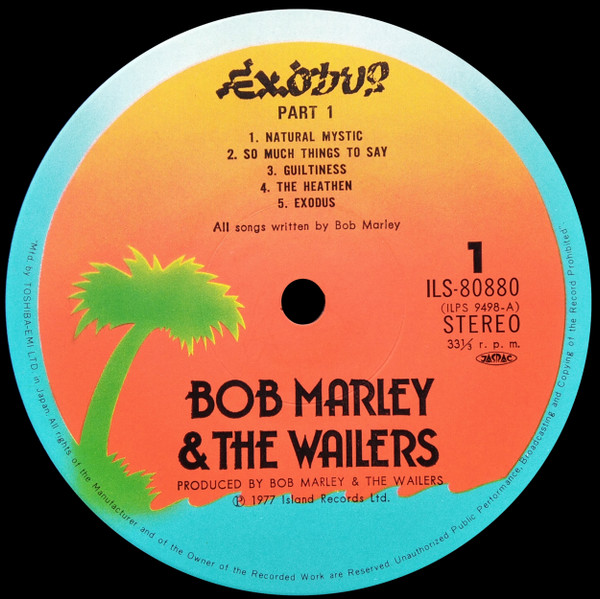 Bob Marley & The Wailers - Exodus | Island Records (ILS-80880) - 3