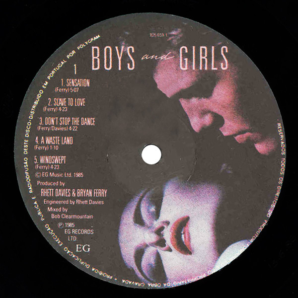 Bryan Ferry - Boys And Girls | EG (825 659-1) - 3