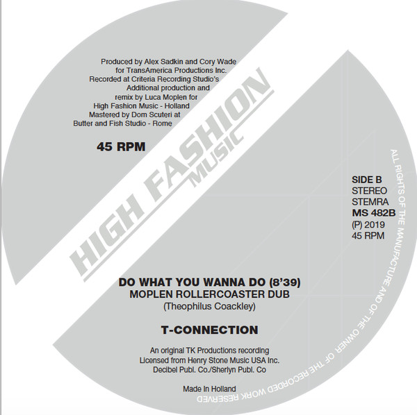 T-Connection - Do What You Wanna Do (Moplen Remixes) | High Fashion Music (MS 482) - 3 T-Connection - Do What You Wanna Do (Moplen Remixes) | High Fashion Music (MS 482) - 3