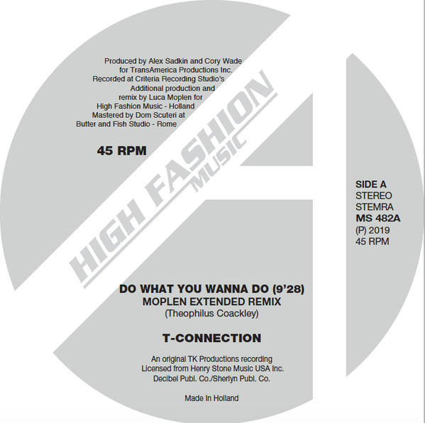 T-Connection - Do What You Wanna Do (Moplen Remixes) | High Fashion Music (MS 482) - 2 T-Connection - Do What You Wanna Do (Moplen Remixes) | High Fashion Music (MS 482) - 2